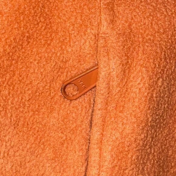 Columbia Women’s Fleece Jacket Size M Peach Orange Full Zip Soft Warm Layer - Picture 5 of 11